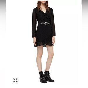 ALLSAINTS Kiyah Shimmer Dress